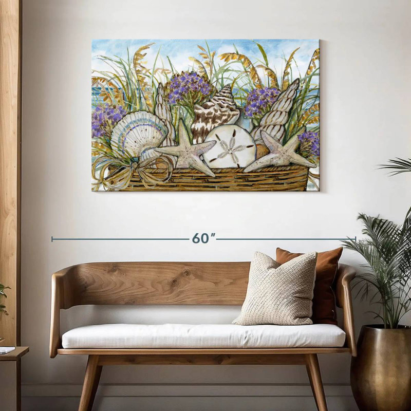 Aletra Shell Basket, 30" H x 45" W
