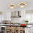 11.4" Modern LED Milk Glass Flush Mount-887198534