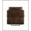 Aashi Brown Leather-GEL Match Recliner Chair With Power Motion And Superior Comfort For Elegant Lounging