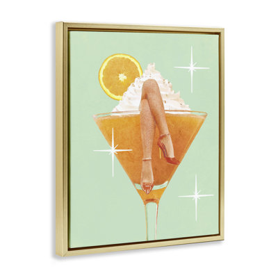 «Crossed Legs Cocktail», art par Lil 'Rue