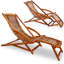 Deodhar 160cm Long Acacia Single Chaise