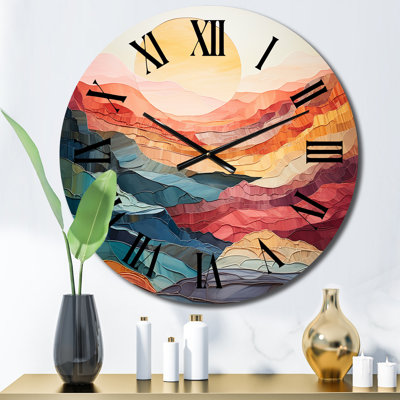 Bhikhari - Horloge murale abstraite
