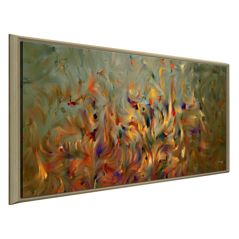 «Faith, Not Emotion» par Mark Lawrence, reproduction sur toile, H 21,5 po x l 33,5 po, Reproduction avec cadre flottant