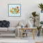 Tournesols et abeilles sur giclée encadrée bleue, design par Susan Winget-181000597-181000602