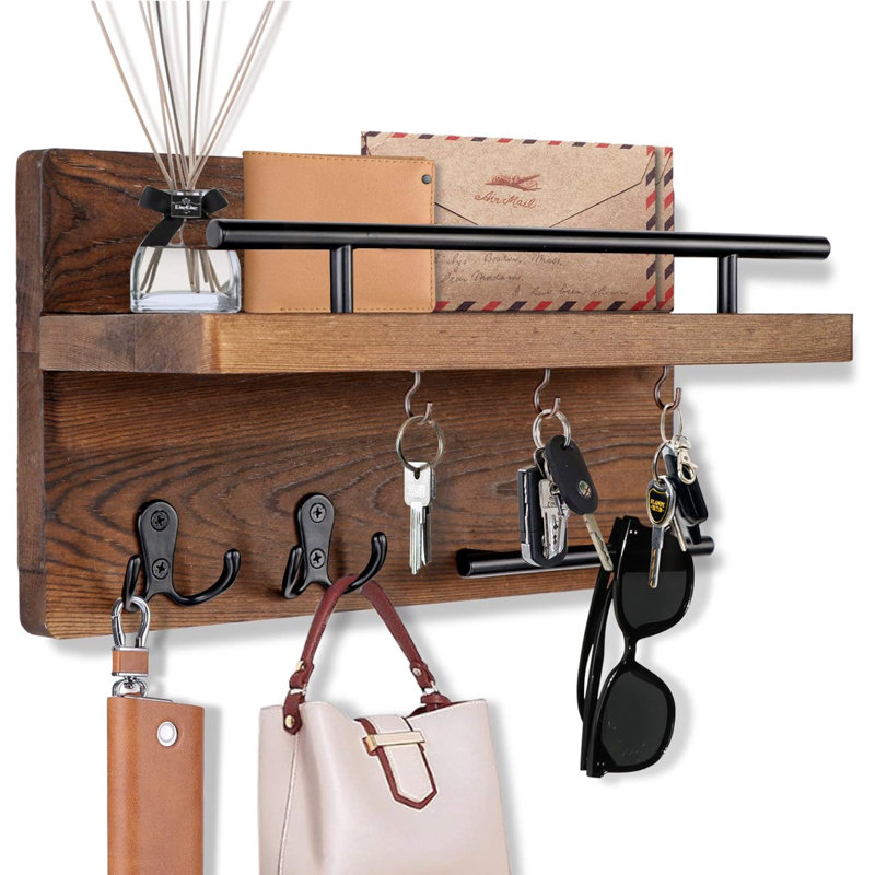 Bijan Wall Organizer, Brown