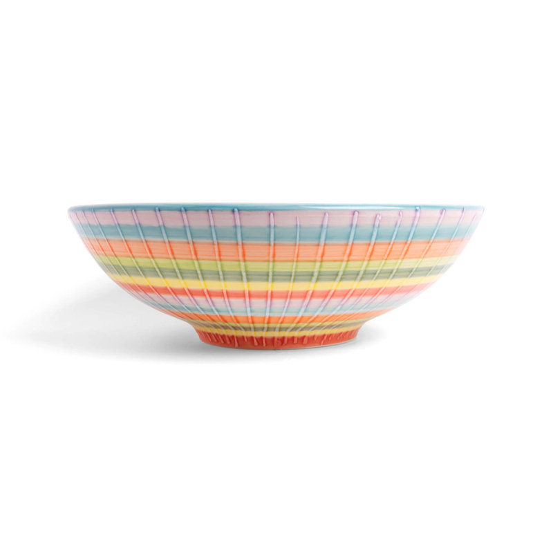Beachcrest Home Chidsey Ceramic Serving Bowl, 10 cm H x 28 cm W x 28 cm D