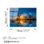 Boze 1 Piece Wall Art on Glass