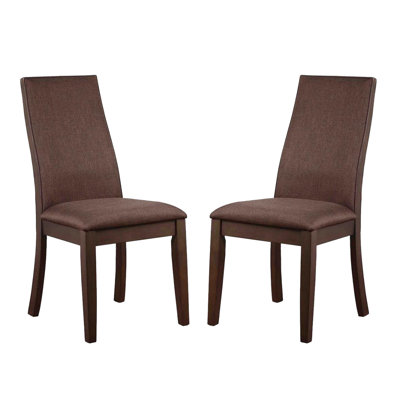 Set of 2 Upholstered Dining Chairs