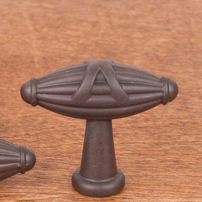 CK Series 1 11/16" Length Bar Knob, Oil Rubbed Bronze, Small