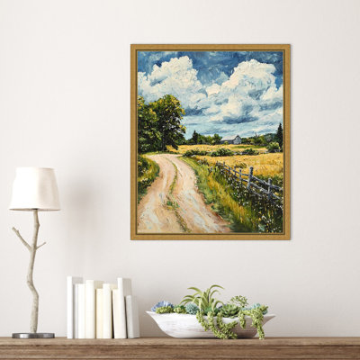 Impression sur toile encadrée Impasto