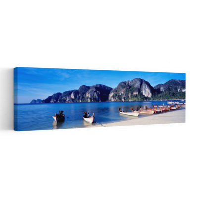 Phi Phi Islands Thailand Peaceful Contemporary Beach Ocean Wall Art