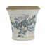 Jardinière en céramique 5,3 x 5,3 x 5,1 po à motif floral, ensemble de 4
