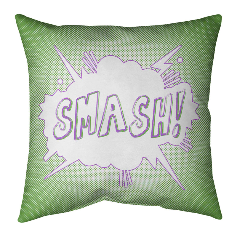 Linen Reversible Throw Pillow, 14" x 14", No Fill