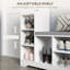Banc de rangement rembourré 100% polyester Louberta