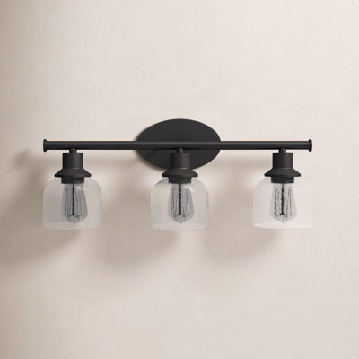 3 Light Seeded Dimmable Vanity Light