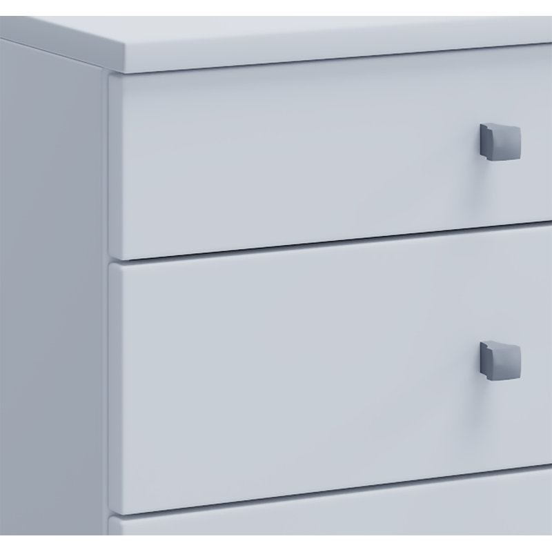 Rayiona 42cm Wide File Cabinet, 75cm H x 42cm W x 57cm D, White