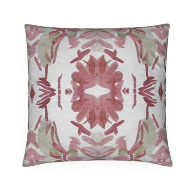 Wildflowers I Large Repeat Luxury Throw Pillow