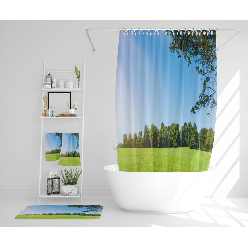 Nency Polyester Shower Curtain Set