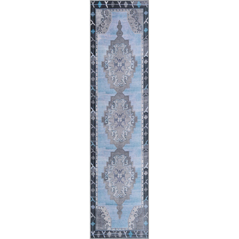 Oppie Oriental Indoor Rug, Runner 2'6" x 10'