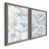 Toile avec cadre gris