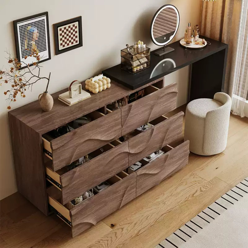 Retro Style Multi-Functional Dresser