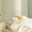 Tête de lit en métal durable Demarrio vidaXL, style moderne-88463530-88463533