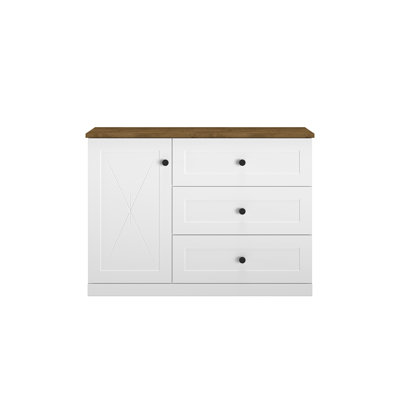 Neli 120 Cm Wide 3 Drawer Sideboard
