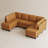 Faux Leather U - Shaped Modular Sectional Sofa-989544808