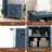 American Style Hollow-Carved 2 Door Accent Cabinet Sideboard Buffet Storage Cabinet For Entryway Living Room Bedroom-862920273