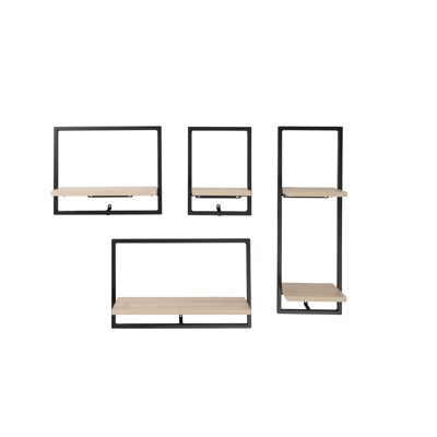 Ensemble de 4 tablettes murales flottantes