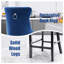 Ensemble de tabourets de bar rembourrés Modern Velvet-1100330269-1100330267