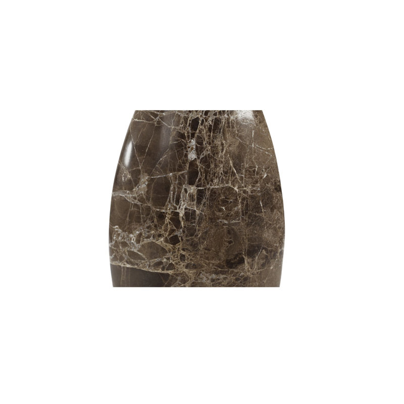 Boda Sculpture Dark Emperador Marble