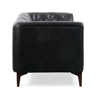 Peale 89'' Full-Grain Genuine Italian Leather Sofa