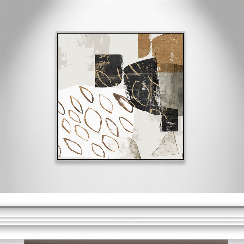 Shape of Formation III - reproduction carrée par Casa Fine Arts, Argent, H 37,5 po x l 37,5 po