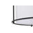 Modern 18 In. 3-light Drum Chandelier With Fabrics Shade,matte Black Cage Shaded Pendant Light Hanging Lamp Fixture