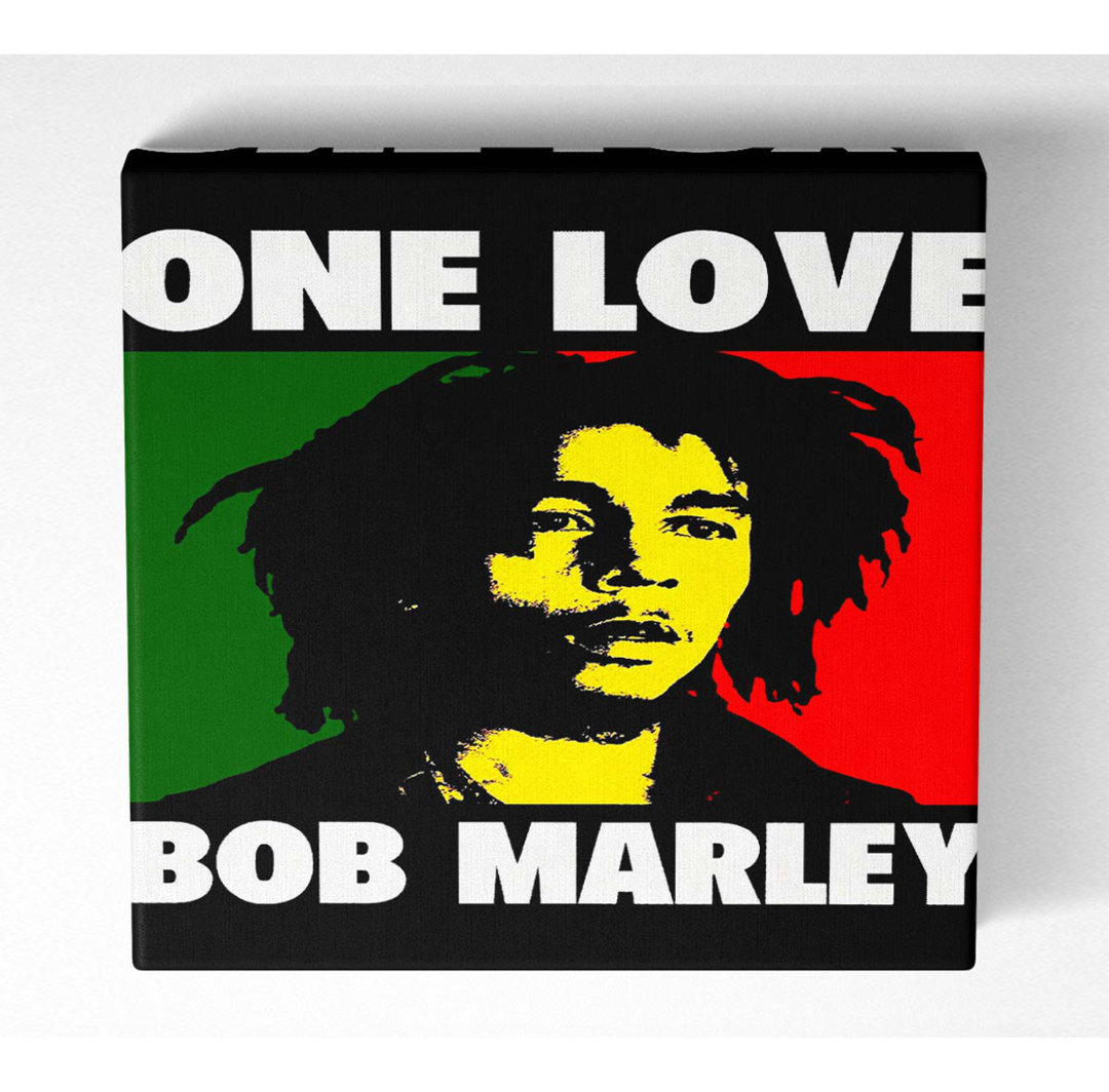 Bob Marley One Love - Kunstdrucke auf Leinwand - Wrapped Canvas