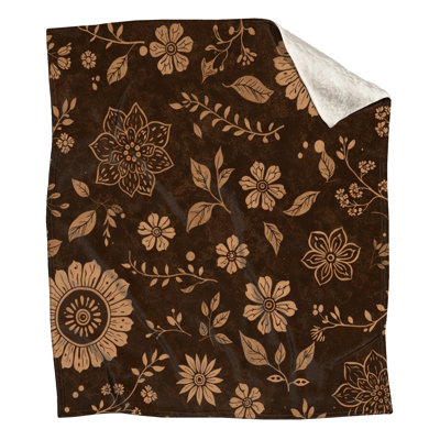 Couvertures à motifs floraux