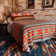 Del Sol Red/Orange/Tan Aztec Print Cotton Southwestern Style Reversible Quilt Set