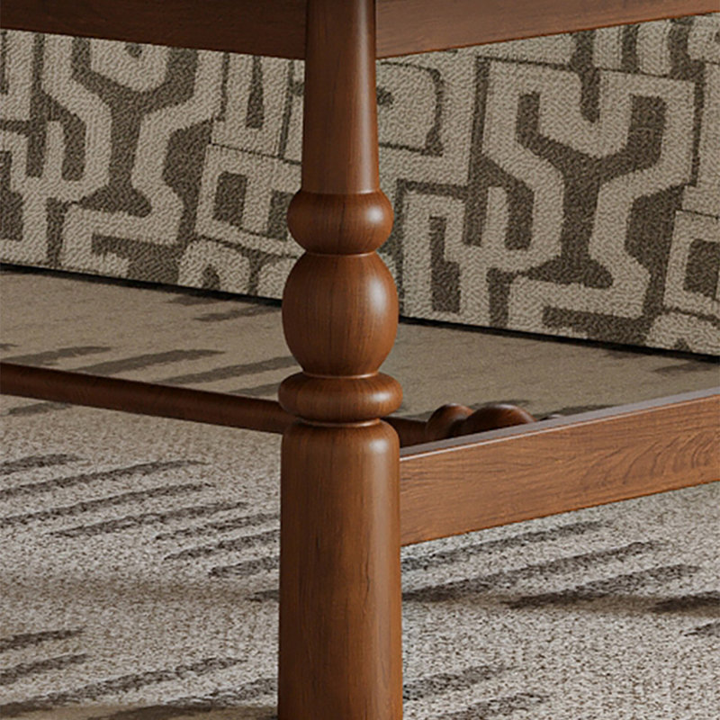 Table basse American American, Brun