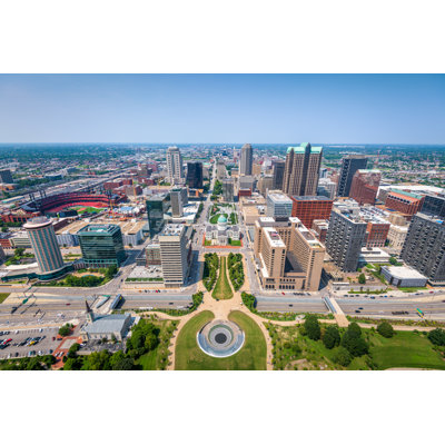 St. Louis, missouri 1 Piece Wrapped Canvas Wall Art