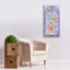 «Epic Graffiti» «Garden Of Stain Glass 1» par Melissa Wang, art mural sur toile, 20 po x 40 po-134340704