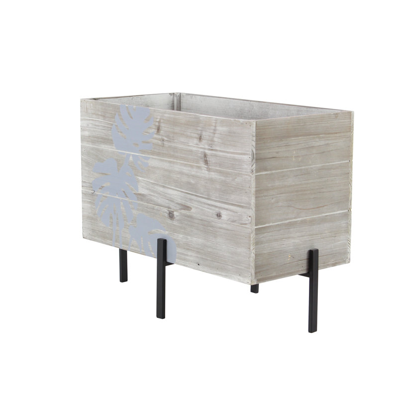 Nielson Metal Planter, 24" H x 19" W x 12" D