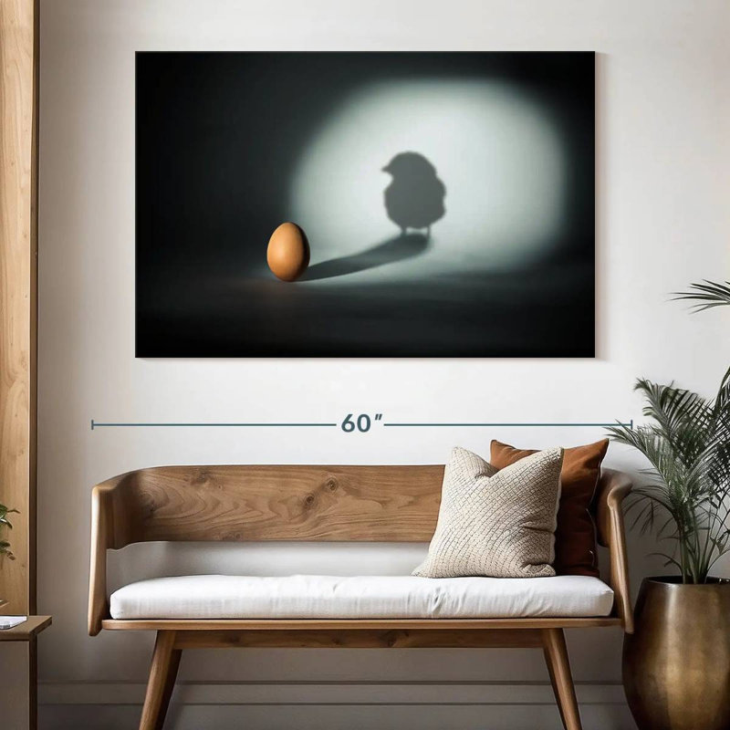 Chick From Egg, 34" H x 51" W