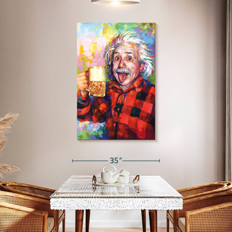 Einstein Good Vibes seulement, H 48 po x l 32 po
