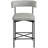 Hisayo Upholstered Counter Stool with Metal Frame-88514417