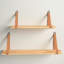Tablette en bois massif 2 pièces Kulick