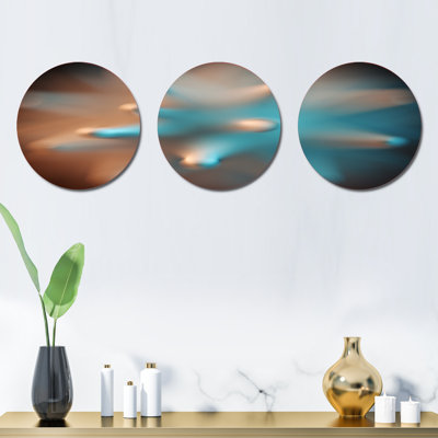 Abstract Wall Decor on Metal