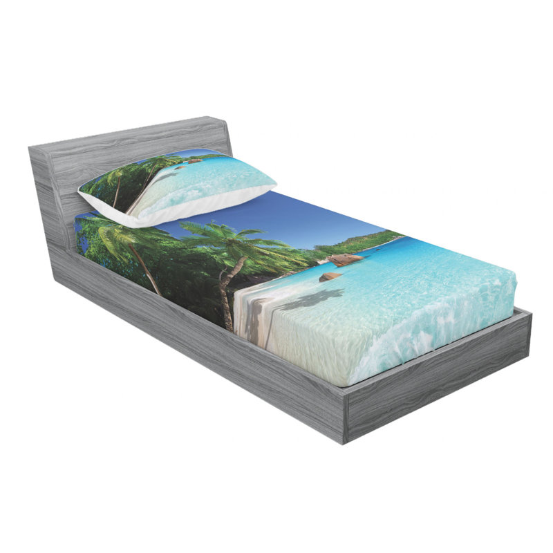 Microfiber Sheet Set, Twin Sheet Set with Fitted Sheet
