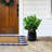 Of 2 7" White Ceramic Flowerpots, All-Weather And Designed For Indoor Outdoor Use Planter With Durability Design, Ideal Various Settings-1812198021