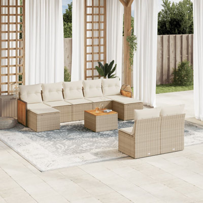 Ensemble de canapé de jardin Vidaxl